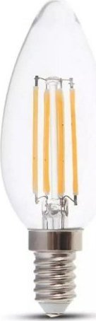 V-TAC Żarówka LED V-TAC 6W Filament E14 Świeczka VT-2327 3000K 800lm