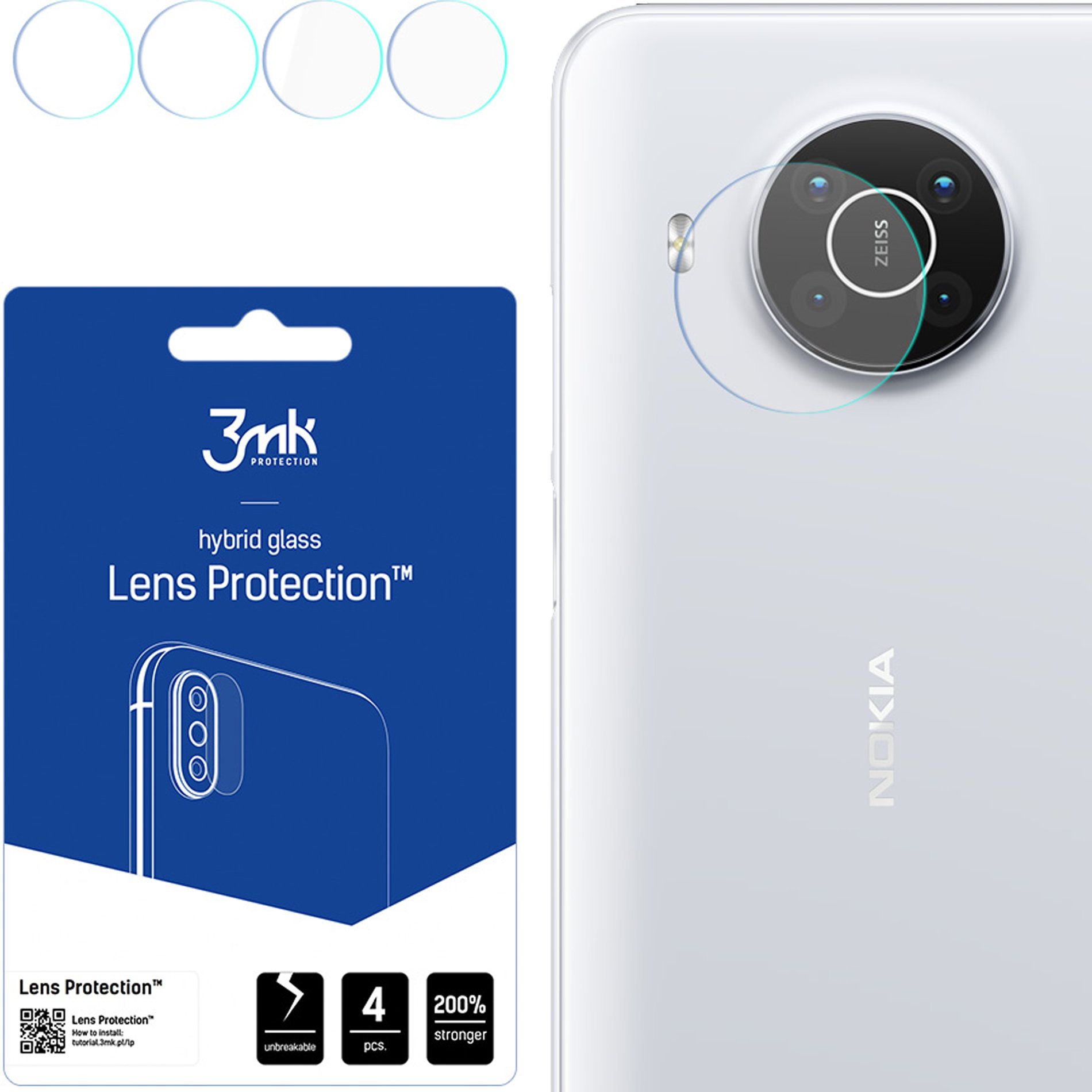 NOKIA X10 - 3MK LENS PROTECTION