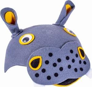 Gama Ewa Kraszek Czapka filcowa Hipopotam dla dzieci uniw