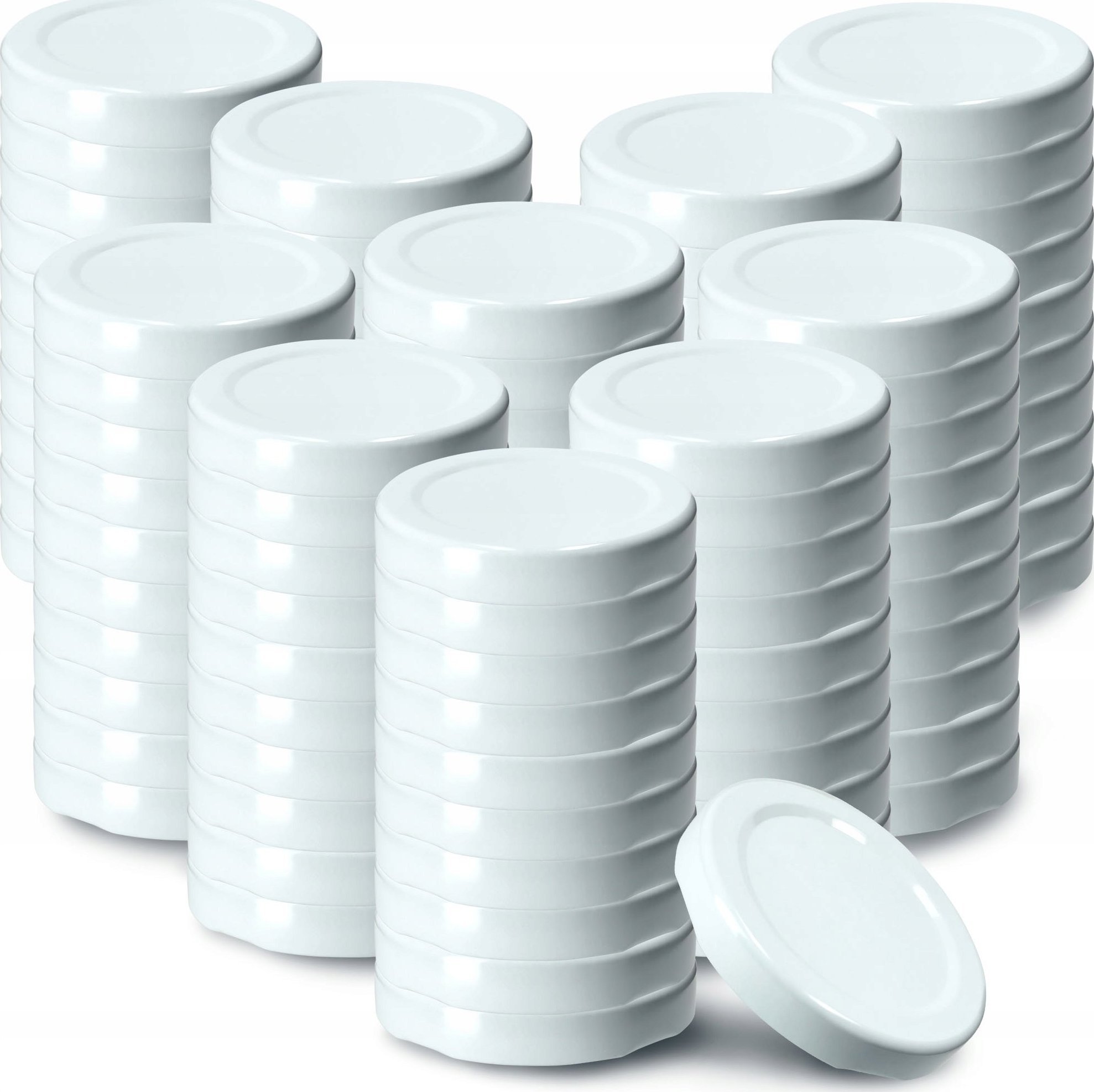 Kadax Zakrętki Wieczka Do Słoików Butelek 100 szt fi 43