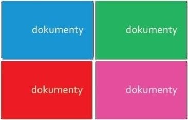 Okładka na dokumenty Duo PVC Modern mix