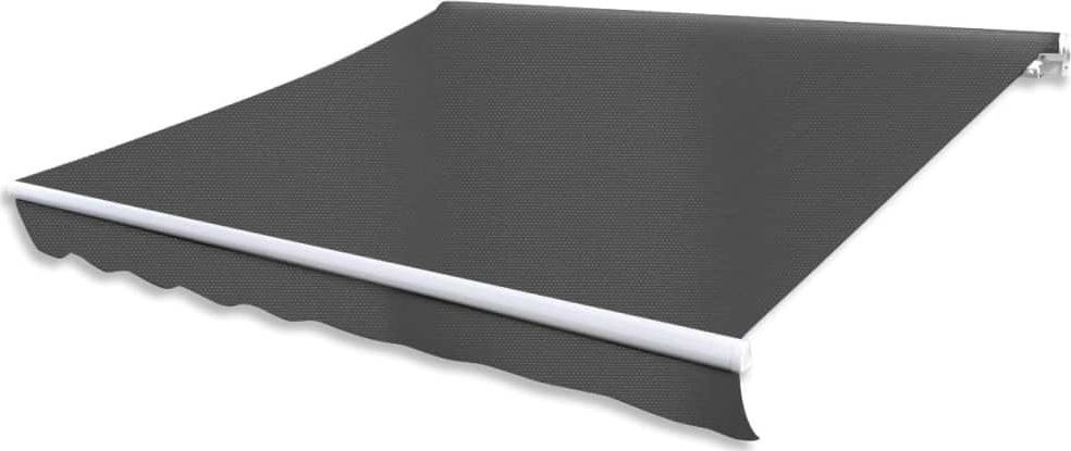 vidaXL Markiza automatyczna, 400 cm, antracytowa