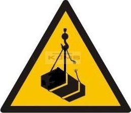 TD Systems GD005 Ostrzeżenie przed wiszącymi przedmiotami (ciężarami) 105 x 105