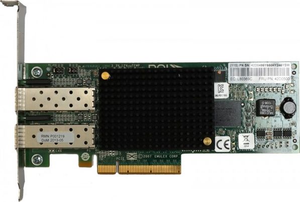 IBM Kontroler Express Emulex HBA dla System X, PCI-E, 2x FC - 49Y3731
