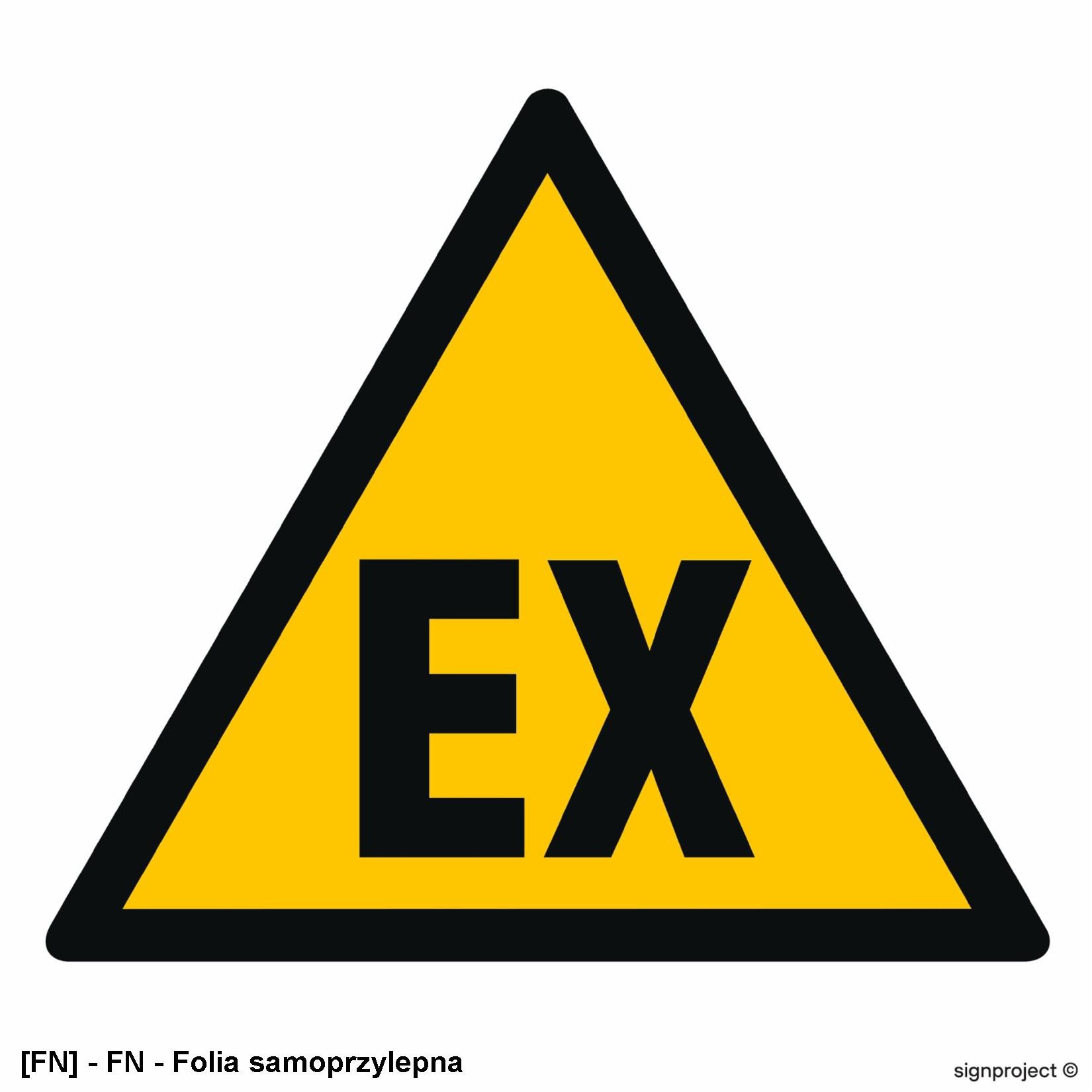 GE010 - Ostrzeżenie przed atmosferą wybuchową 350x350