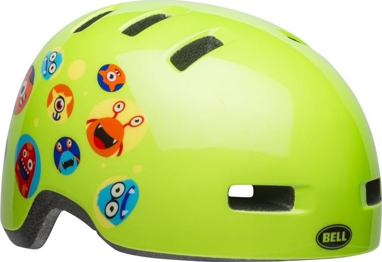 Bell Kask dziecięcy BELL LIL RIPPER potworowy zielony połysk 48-52 cm
