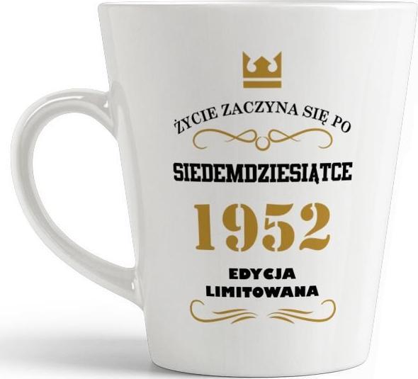 DARKSTORY KUBEK latte 70-TE URODZINY 70 LAT PREZENT