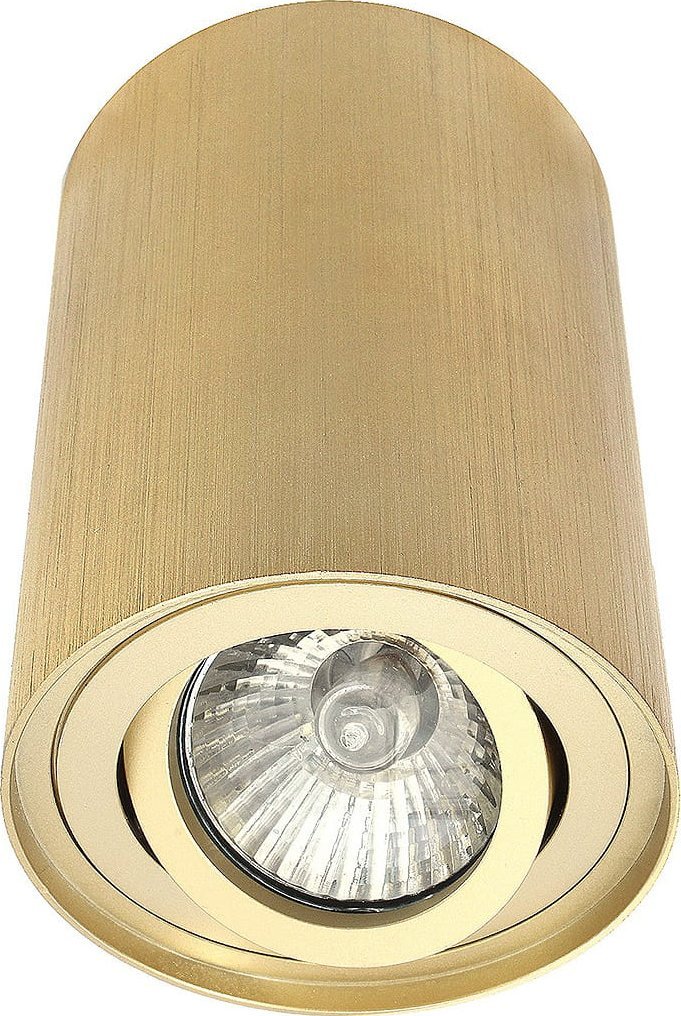 Lampa sufitowa Syntron Alfa lampa sufitowa tuba kierunkowa złota