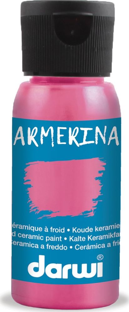 DARWI Farba do ceramiki różowa, 50 ml
