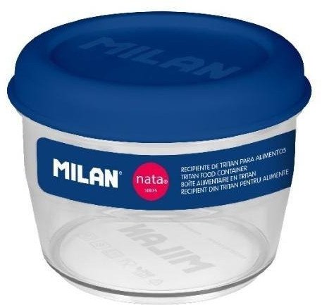 Pojemnik na lunch okrągły 0,5L niebieski MILAN