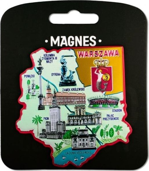 Pan Dragon Magnes I love Poland Warszawa ILP-MAG-A-WAR-29