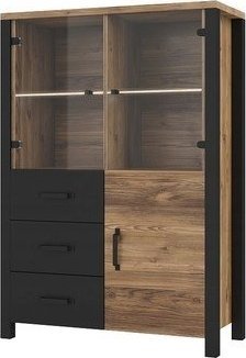 Helvetia Witryna mat 146 x 101 x 43 cm MebleHOT OLIN