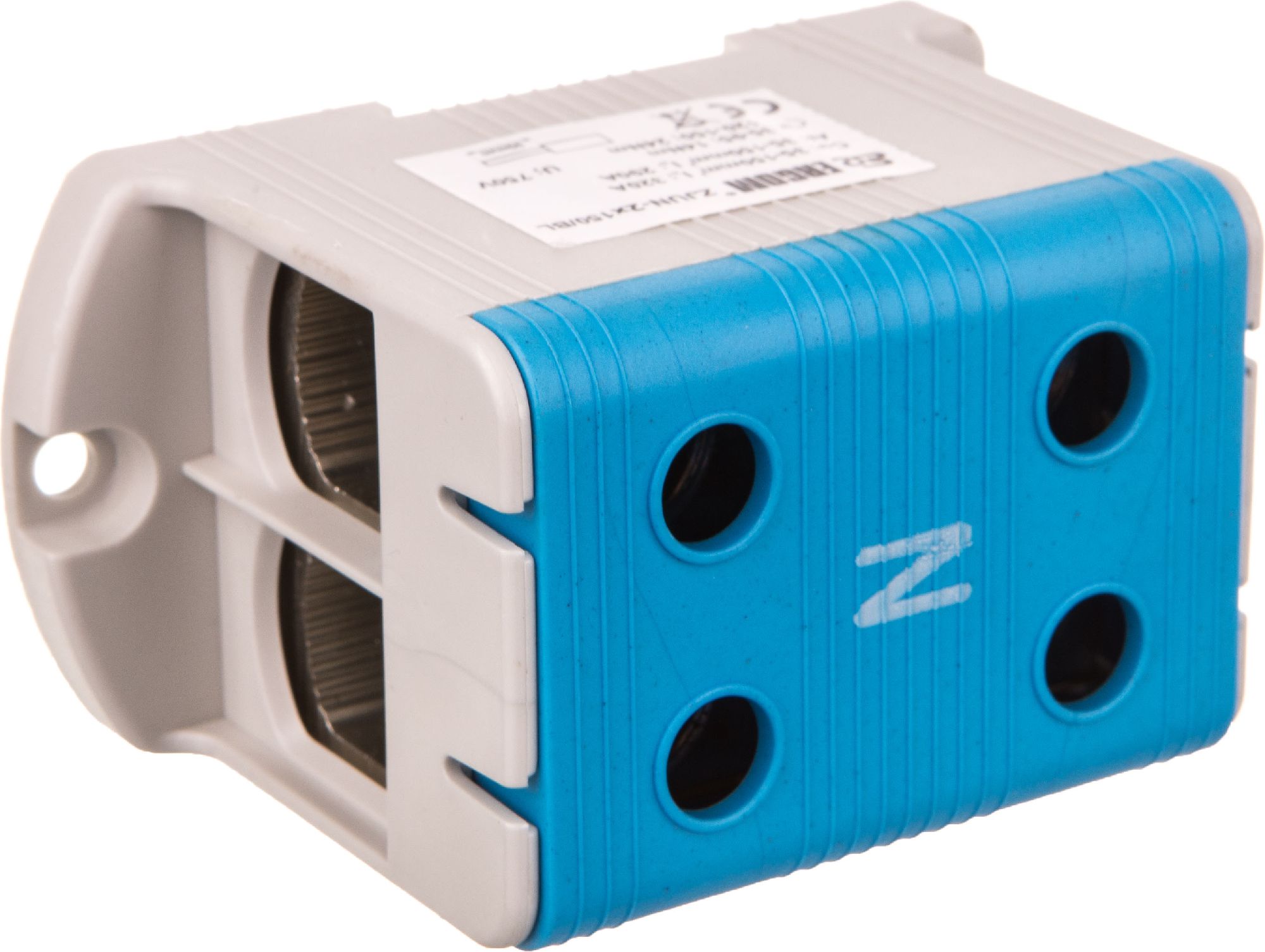 Ergom Złączka szynowa 1-torowa ZJUN 2 x 150mm niebieska (R34RR-07010021601)