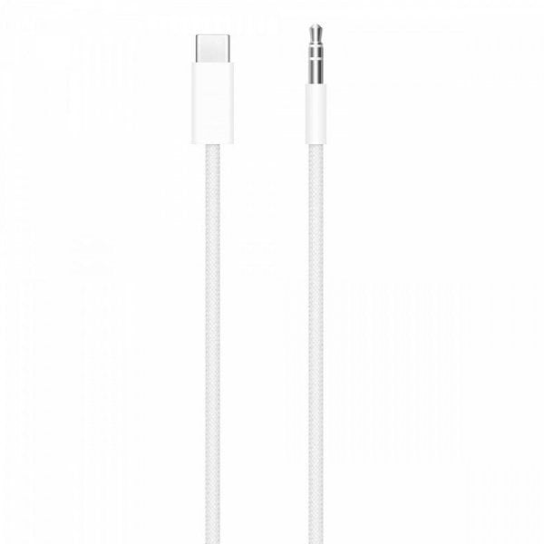 Kabel USB Apple USB-C - mini Jack 3.5 mm 1.2 m Biały (MDV84ZM/A)