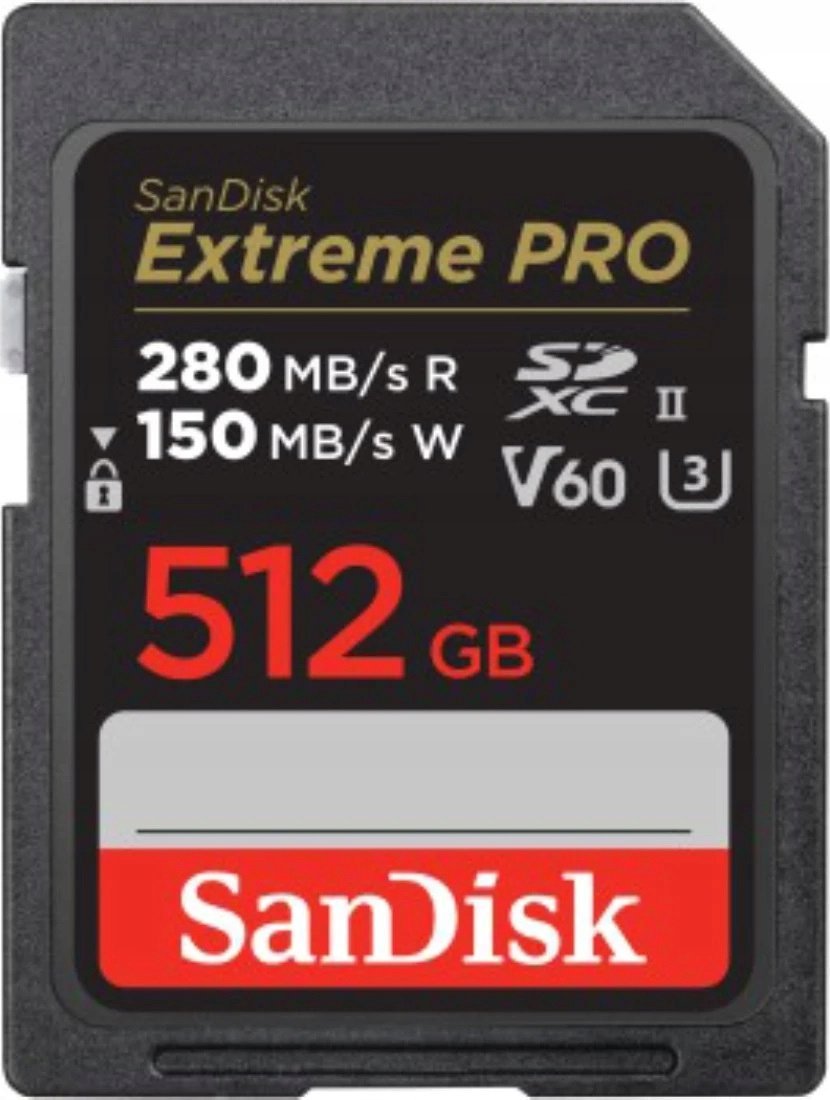 Karta SanDisk Extreme PRO SDXC 512 GB UHS-II/U3 V60 (SDSDXEP-512G-GN4IN)