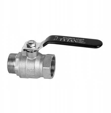 ZAWÓR KULOWY WODNY TYTAN 1" RĄCZKA N/W ZKWD-PP-25-NW //!ZKW-25WN-R-H-TYTAN