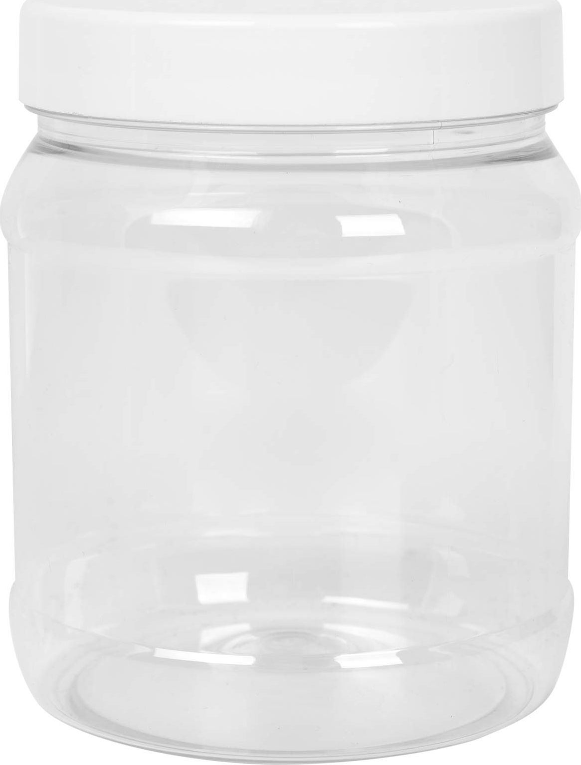 GSG24 Słoik okrągły z pokrywką gwint 100/400 transparentny 1000ml Słoik okrągły z pokrywką gwint 100/400 transparentny 1000ml