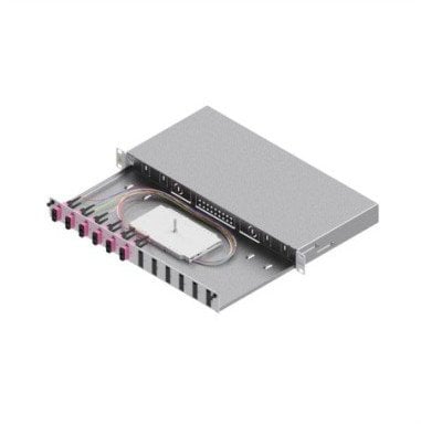 Obudowa spawów FO, klasa C 19 1U, 12 portów, 6x SC-Duplex, OM4