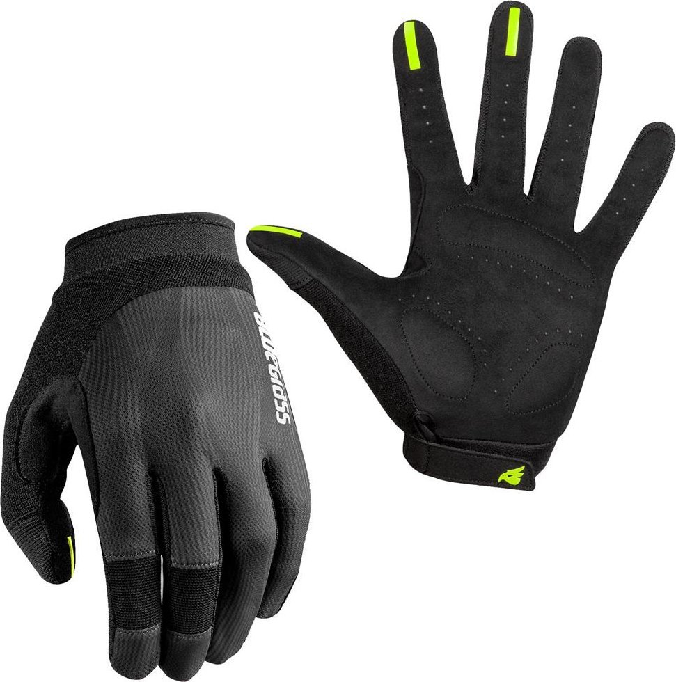 Rękawiczki z długimi palcami Bluegrass React, czarne, M