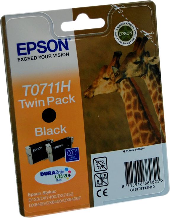 Tusz Epson tusz T07114H10 Black Dwupak