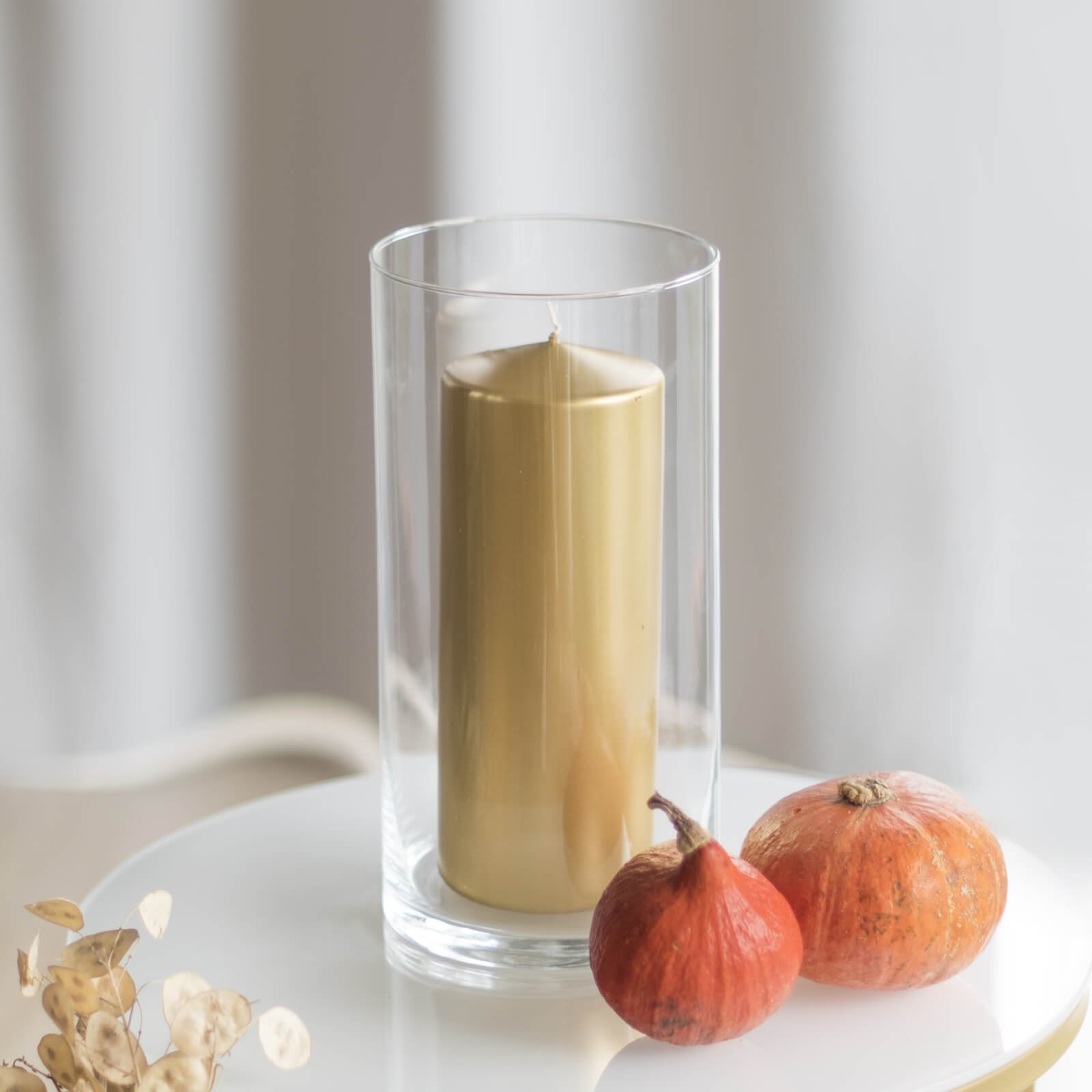 Direct Home and Garden CYLINDER z grubego szkła 15x20 cm