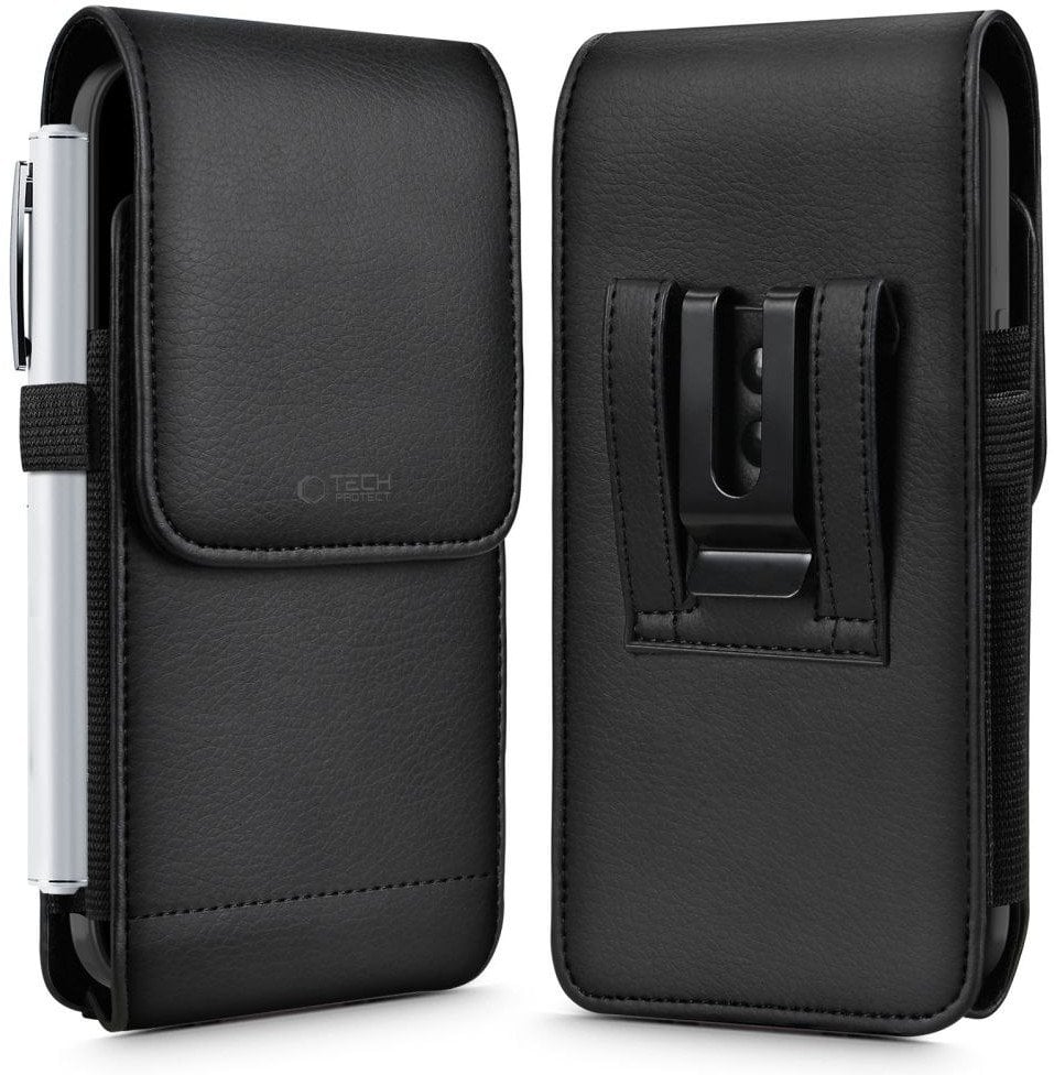 TECH-PROTECT SM75 UNIVERSAL PHONE HOLSTER POUCH 5.8-6.8 INCH BLACK