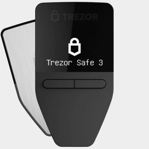 Portfel kryptowalut Trezor Safe 3 - Stellar Silver