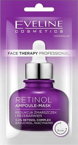 Eveline Eveline Face Therapy Professional Maska-ampułka Retinol 8ml