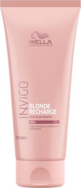 Wella Professionals Invigo Blonde Recharge Color Refreshing Conditioner odżywka z pigmentami koloru do włosów w kolorze zimnego blondu 200ml