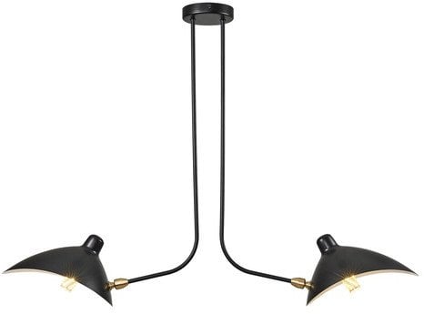 PENDANT LIGHT AROUND 2XE27 BLACK