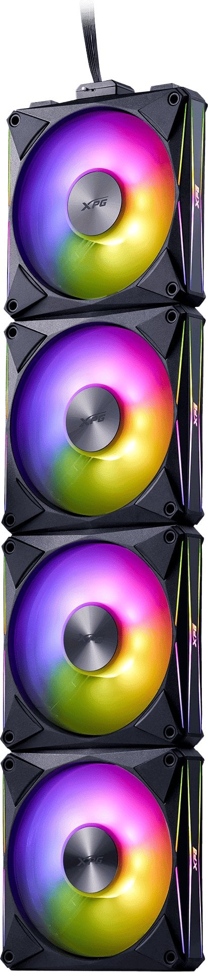 XPG HURRICANE MAG Obudowa komputera Wentylator 12 cm Czarny 1 szt.