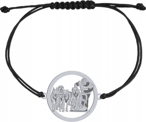 Radziszewska Jewellery Srebrna Bransoletka Psie zaprzęgi Maszer GRAWER