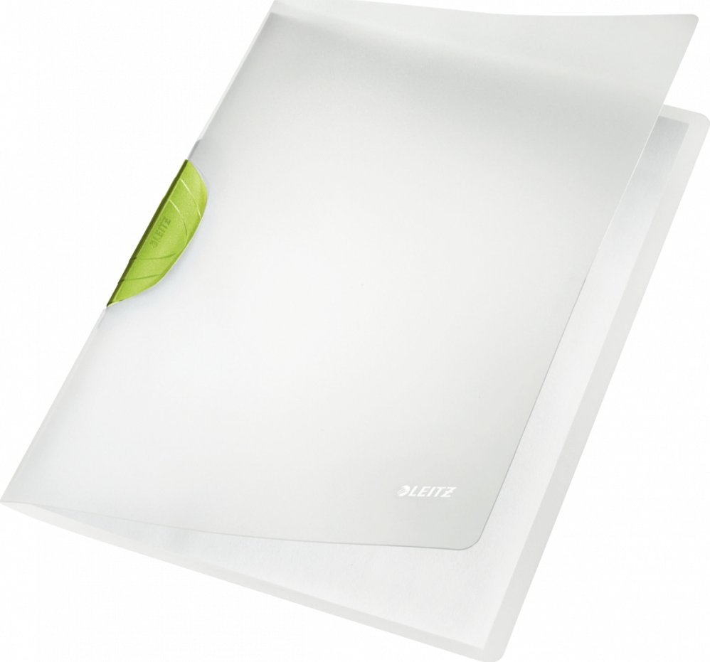 Leitz SKOROSZYT Z KLIPSEM A4 PP CIEMNOZIELONY