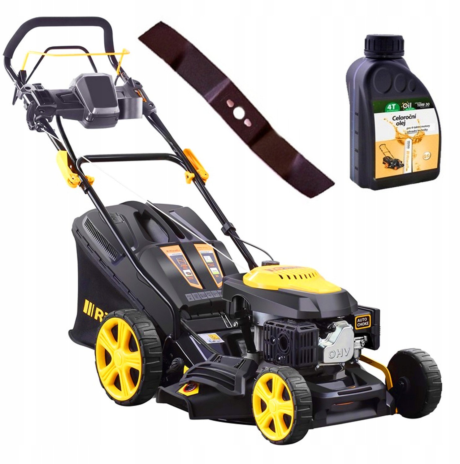 Kosiarka spalinowa Riwall MOCNA KOSIARKA SPALINOWA Z NAPĘDEM 46CM PRO CICHA 139CC NOWY MODEL