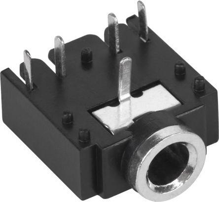 Cabletech Gniazdo Jack 3,5 mm stereo druk Cabletech