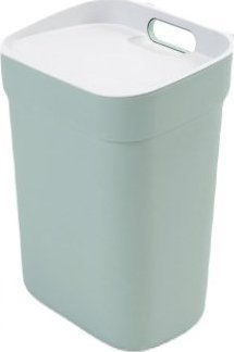 Kosz na śmieci Kadax do segregacji uchylny zielony