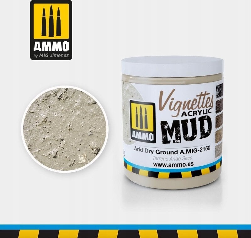 Vallejo Ammo: Acrylic Mud - Vignettes - Arid Dry Ground (100 ml)