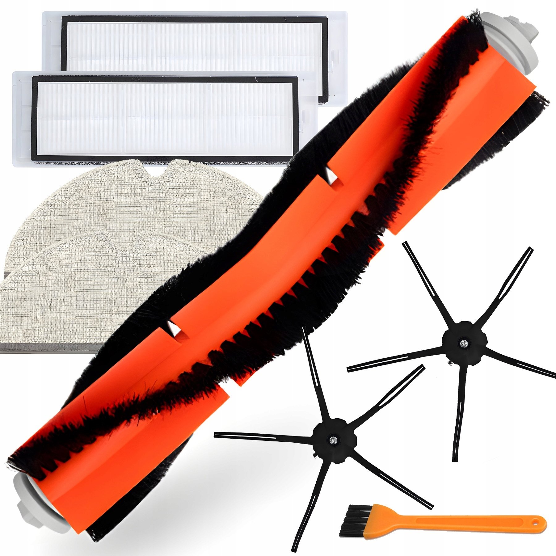 ZESTAW SZCZOTKI FILTRY DO ODKURZACZA XIAOMI ROBOROCK S6 60 MAX S5 MAX PURE