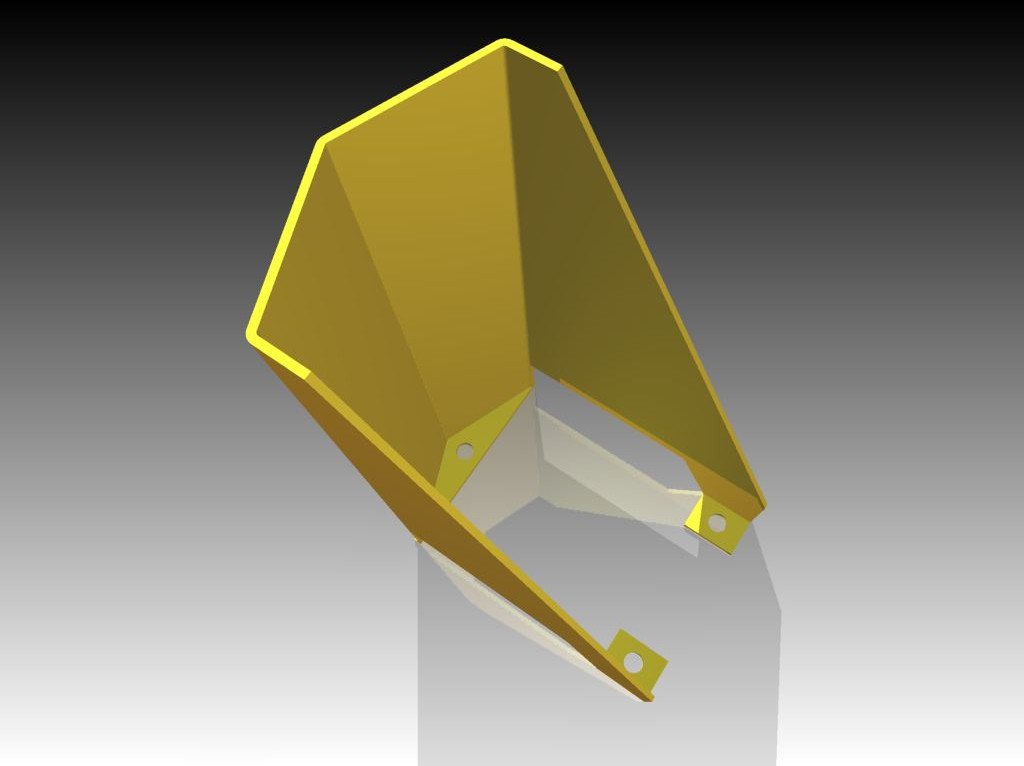 Metal/Emtul Stalowa osłona regału kotwiona od wewnątrz