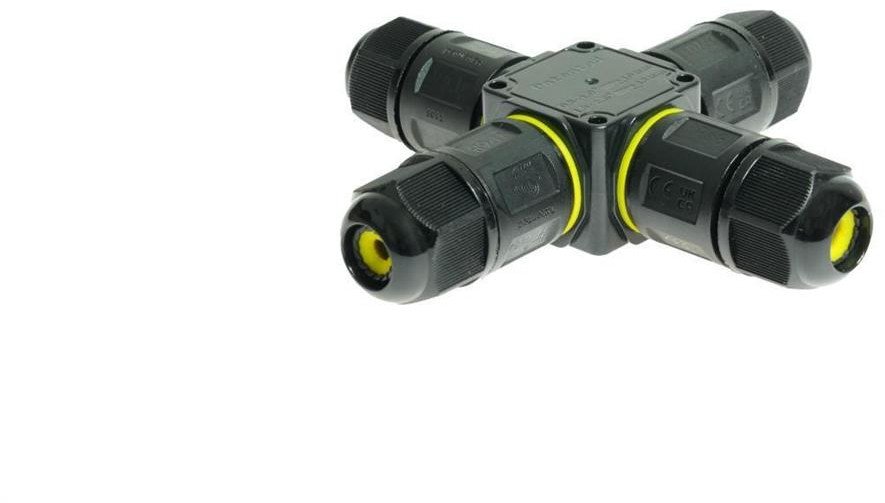 Rozgałęźnik kablowy hermetyczny IP68 3-pinowy zaciskowy stały 24A 450VAC (0,5-2,5mm) RKH3-4SS W-00401