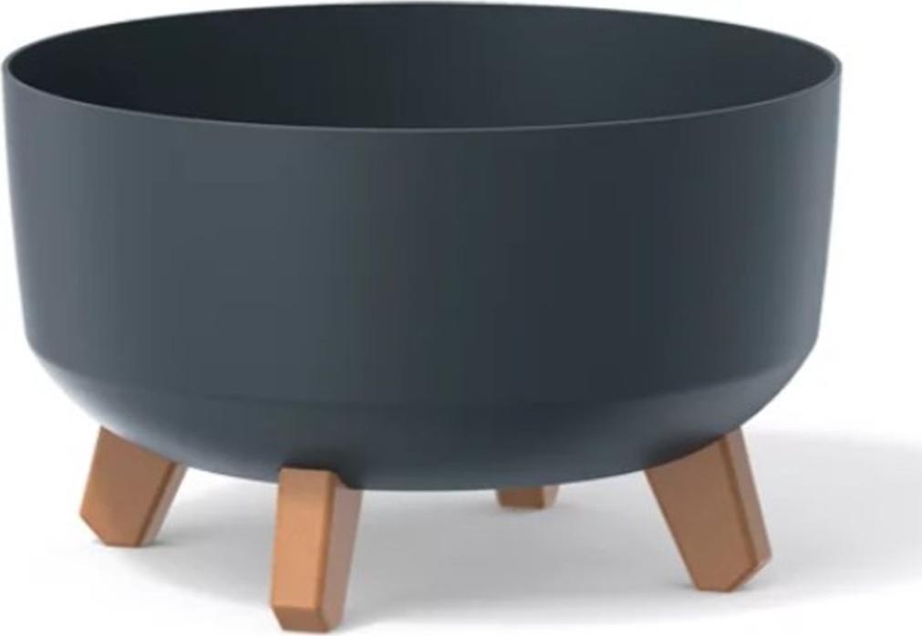 Prosperplast Doniczka Gracia Low DGRL300L antracytowa