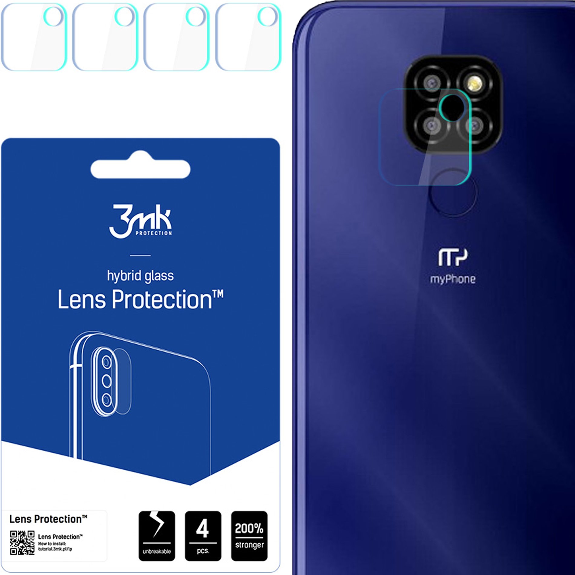MYPHONE NOW - 3MK LENS PROTECTION