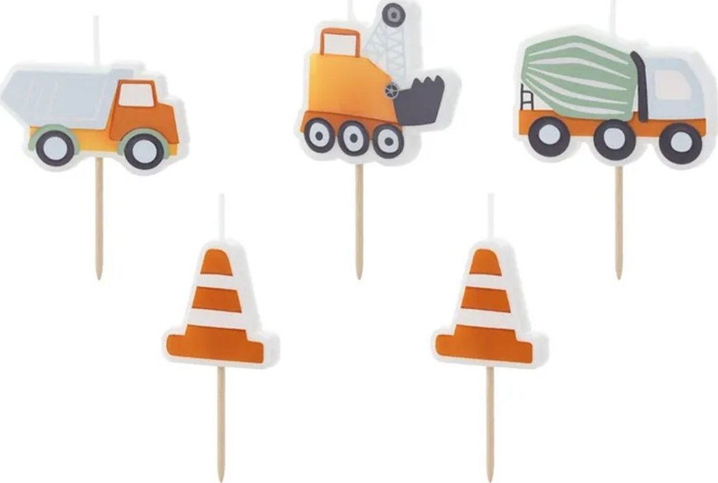 Home Styling Collection Świeczki urodzinowe Samolot 4,5-5cm 3 szt.