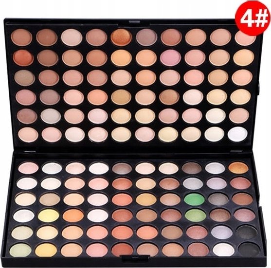 Rosfix PALETA CIENI DO POWIEK ZESTAW 120 KOLORÓW BRĄZ BEŻ