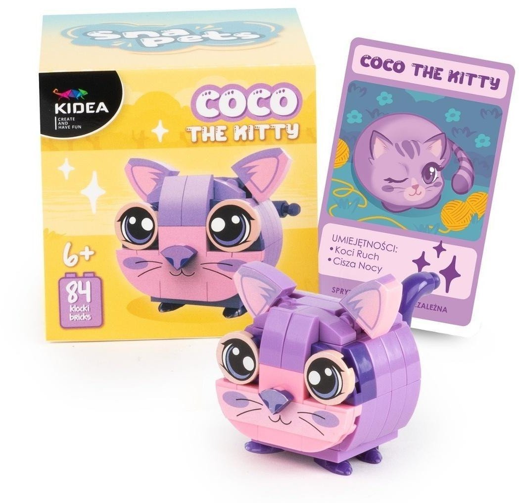 KLOCKI KONSTR SNAPETS KOT 84EL AKC KIDEA PUD