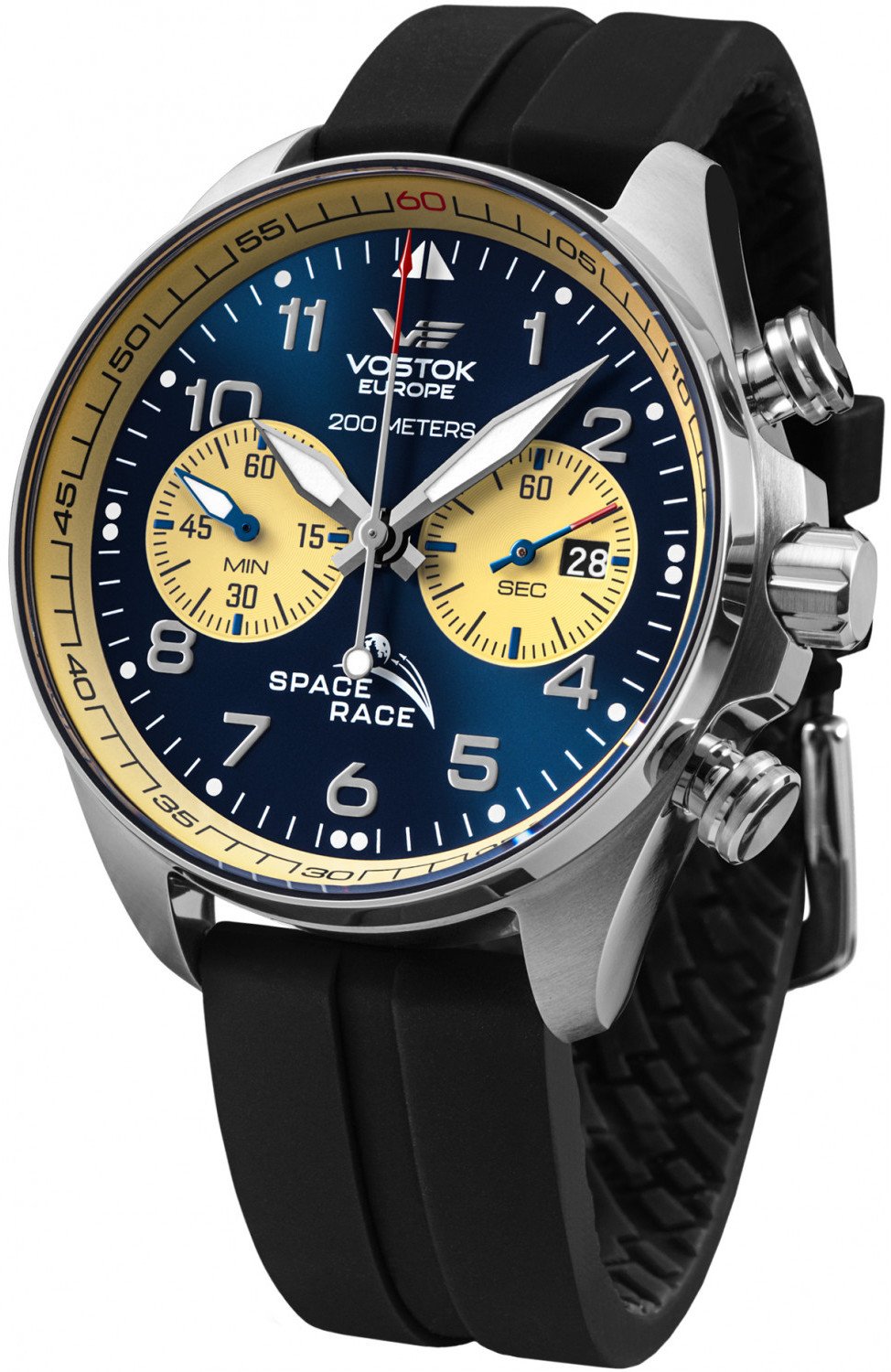 Zegarek męski Vostok Europe 6S21-325A667S czarny