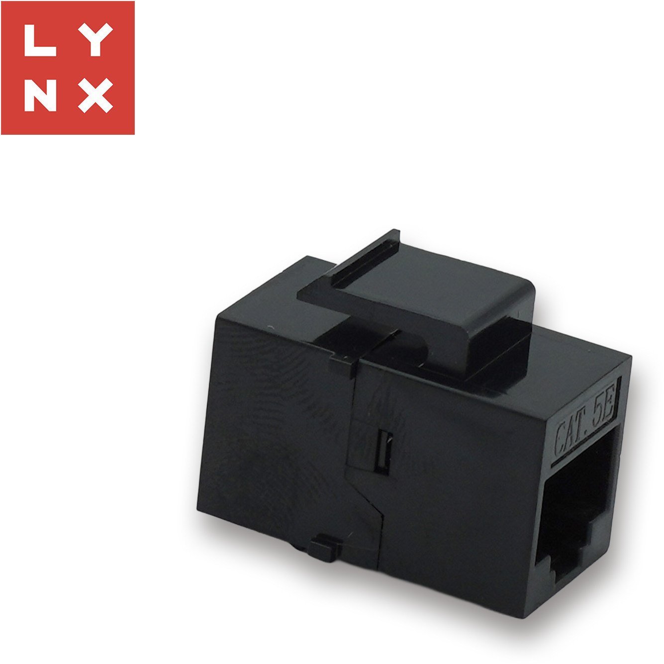 LYNX keystone spojka UTP Cat5e, 8P8C, černá