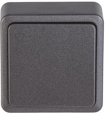 SWITCH P110-010V OV PLAST 1BUT ANTHR SL+