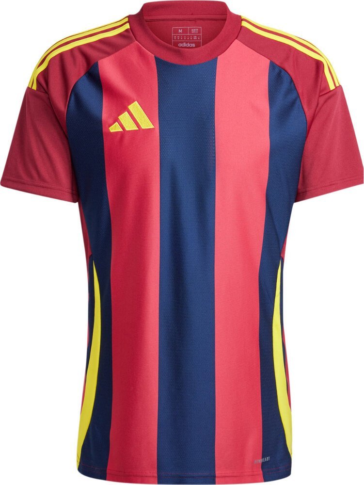 Adidas Koszulka męska adidas Striped 24 Jersey bordowo-granatowa IW2149 L