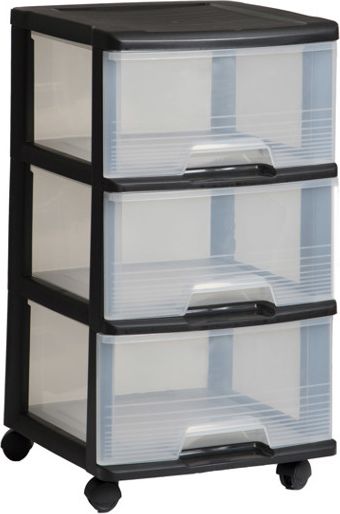 Curver Półsłupek 39cm czarny (50380)